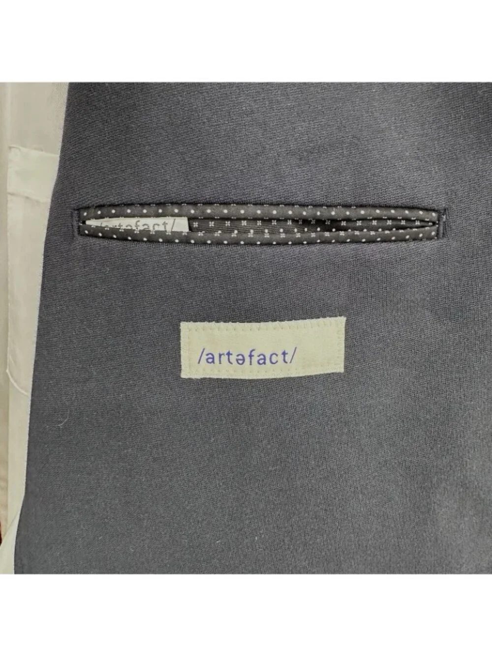 Artefact Men MEDIUM BLUE Woven Blazer Sport Coat Single Breasted Two Button